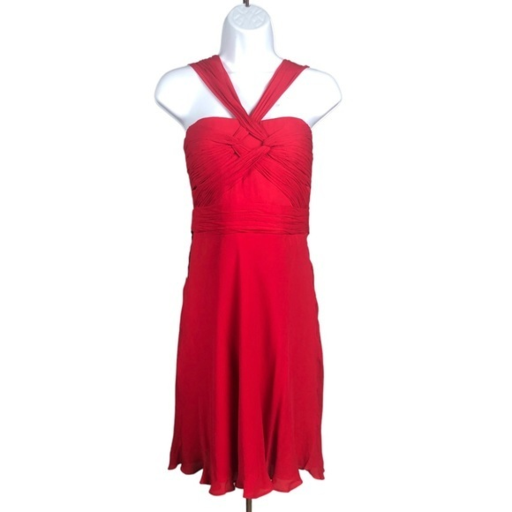 Women’s Xeniya Red Silk‎ Cocktail Evening Dress